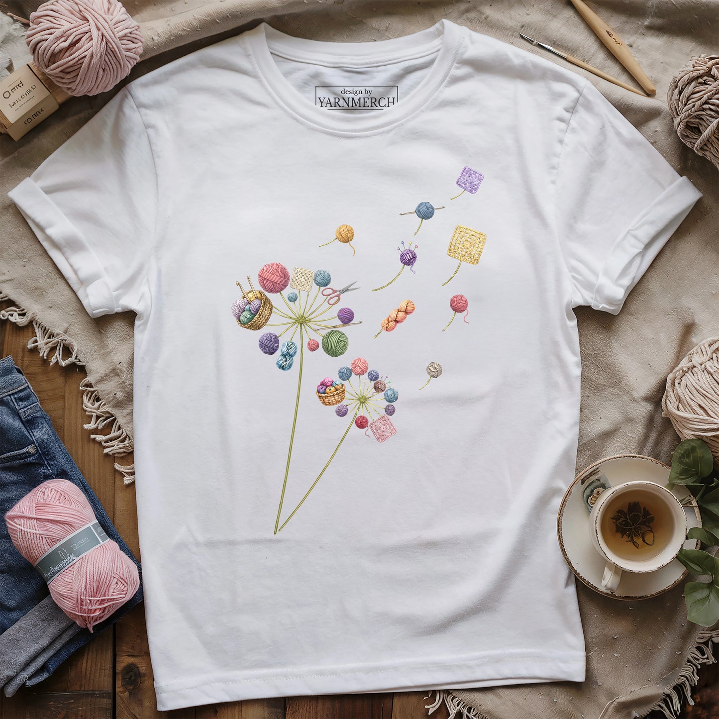 Crocheting Away T-shirt