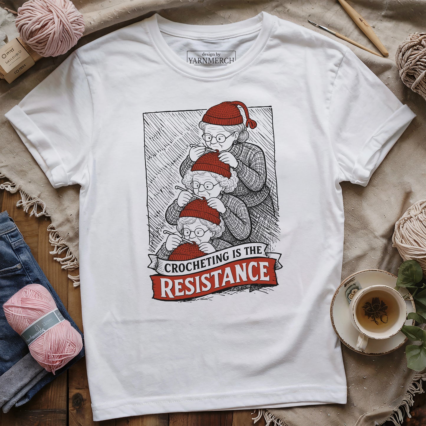 Crocheting Is Resisting T-shirt