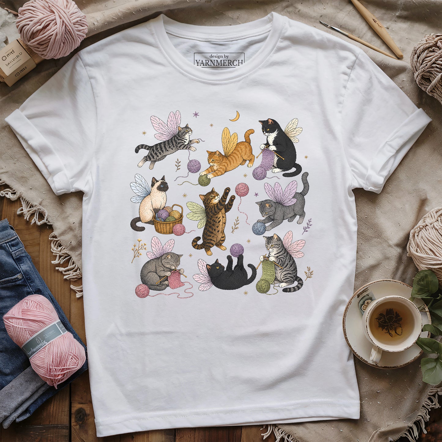 Fairy Cats Club T-shirt