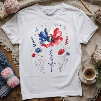 Floral America T-shirt