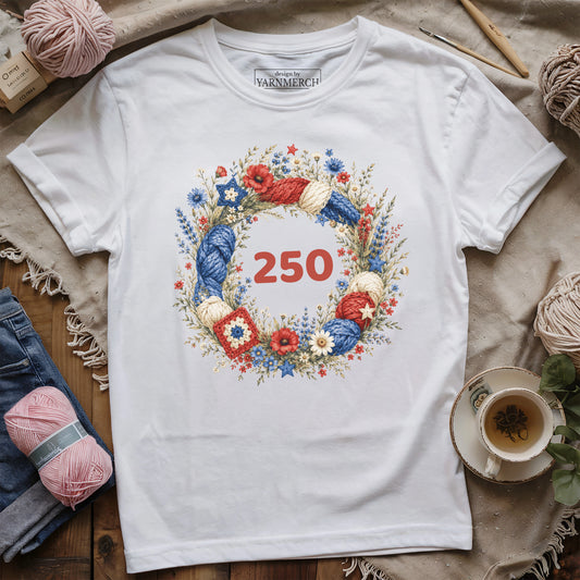 Floral Wreath 250 T-shirt