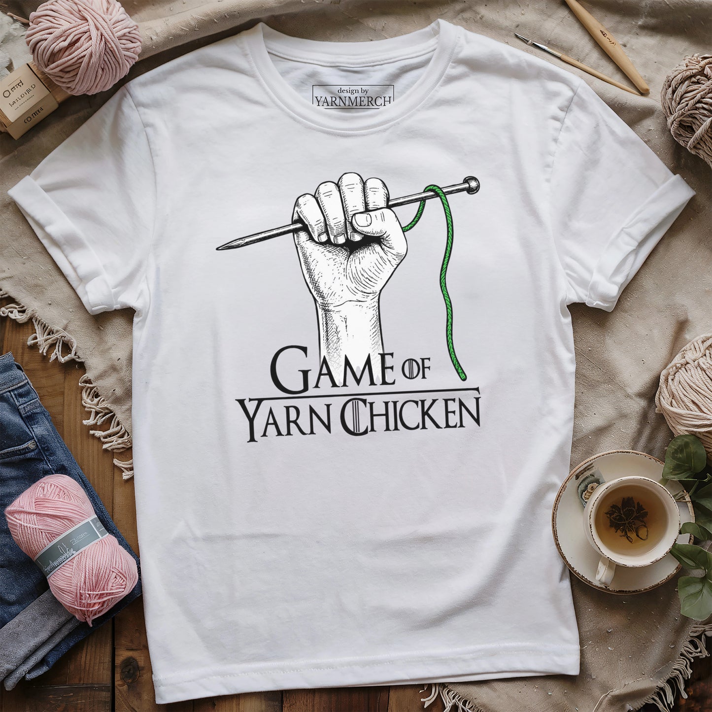 Game Of Yarn Chicken T-shirt