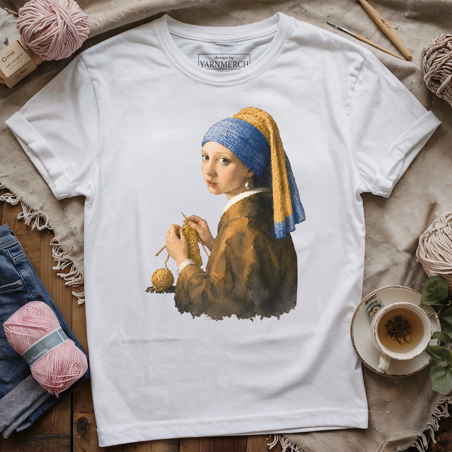 Girl Knitting T-shirt