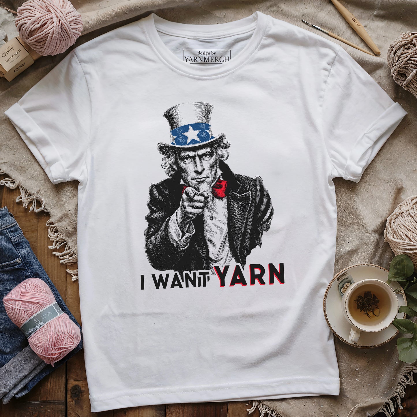 I Want Yarn T-shirt