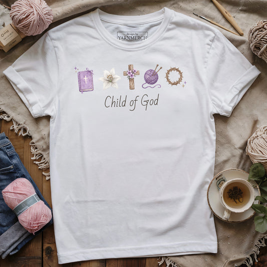 I'm A Knitter And A Child Of God T-shirt