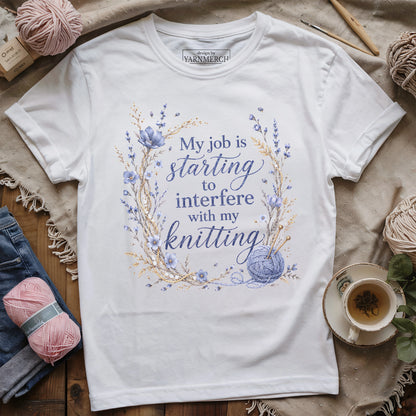 Interfere With My Knitting T-shirt