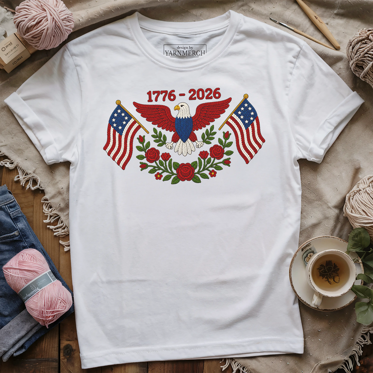 Knit For America T-shirt