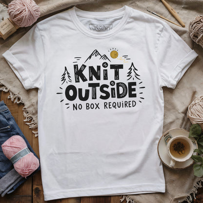 Knit Outside No Box Required T-shirt