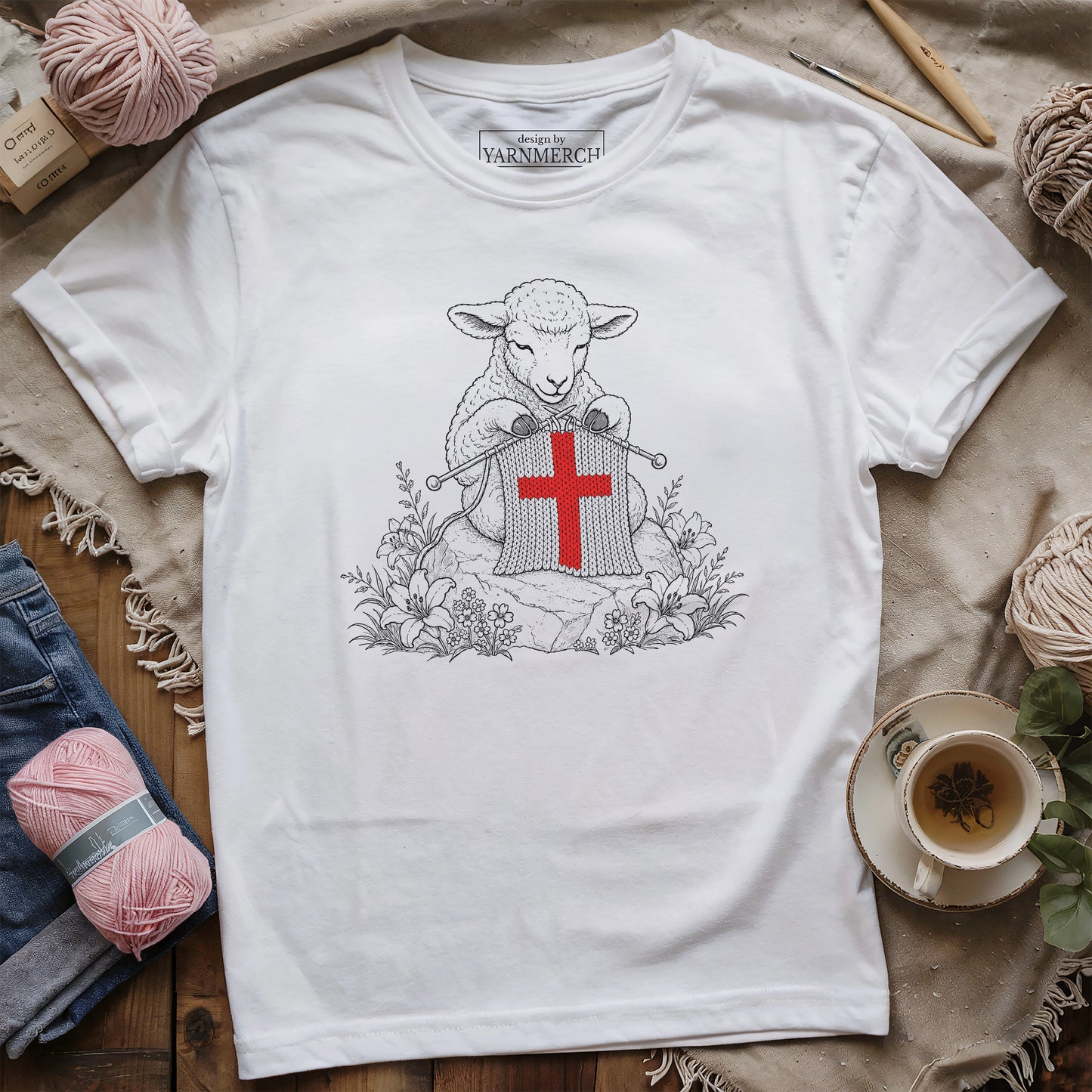 Knitted in Christ T-shirt