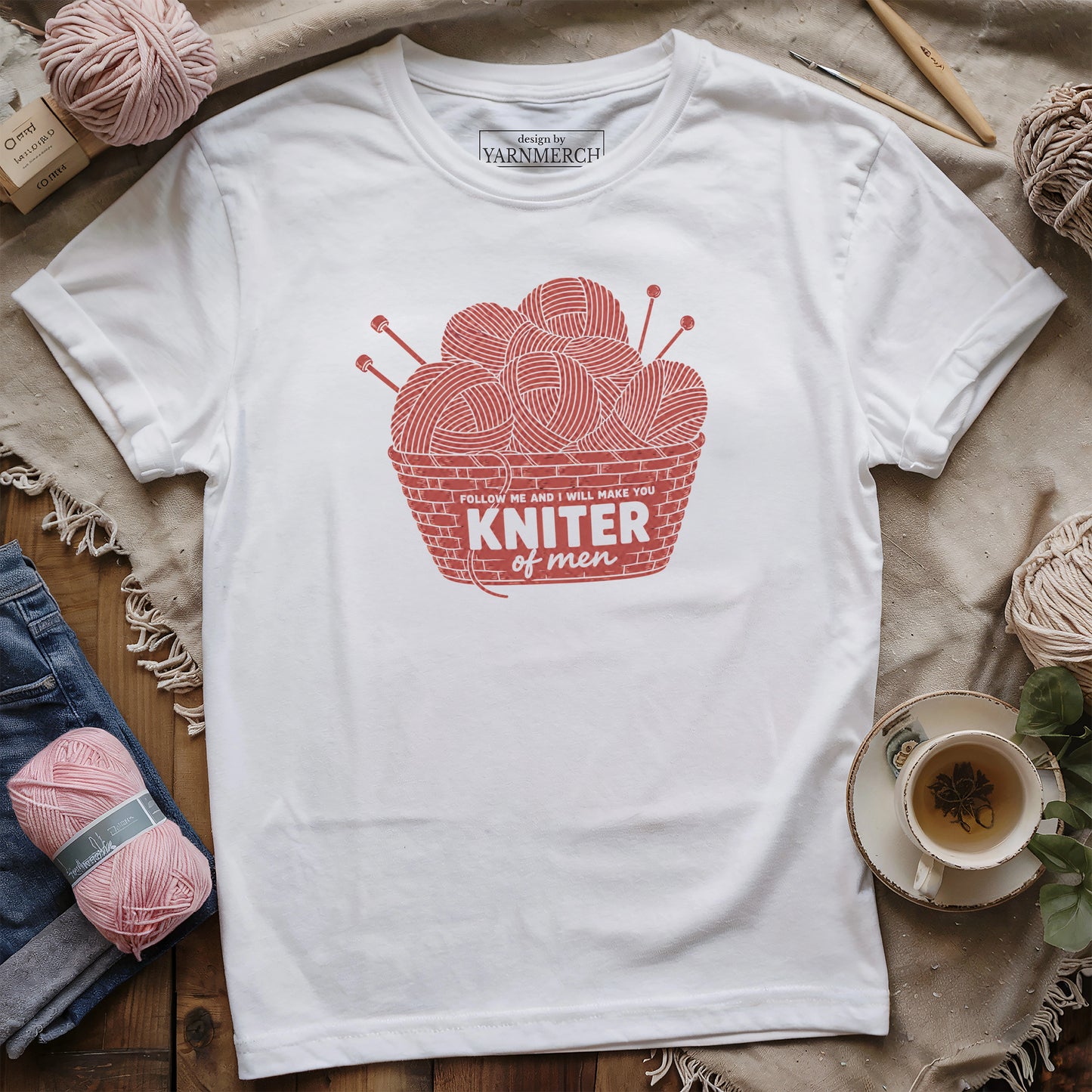 Knitter Of Men T-shirt