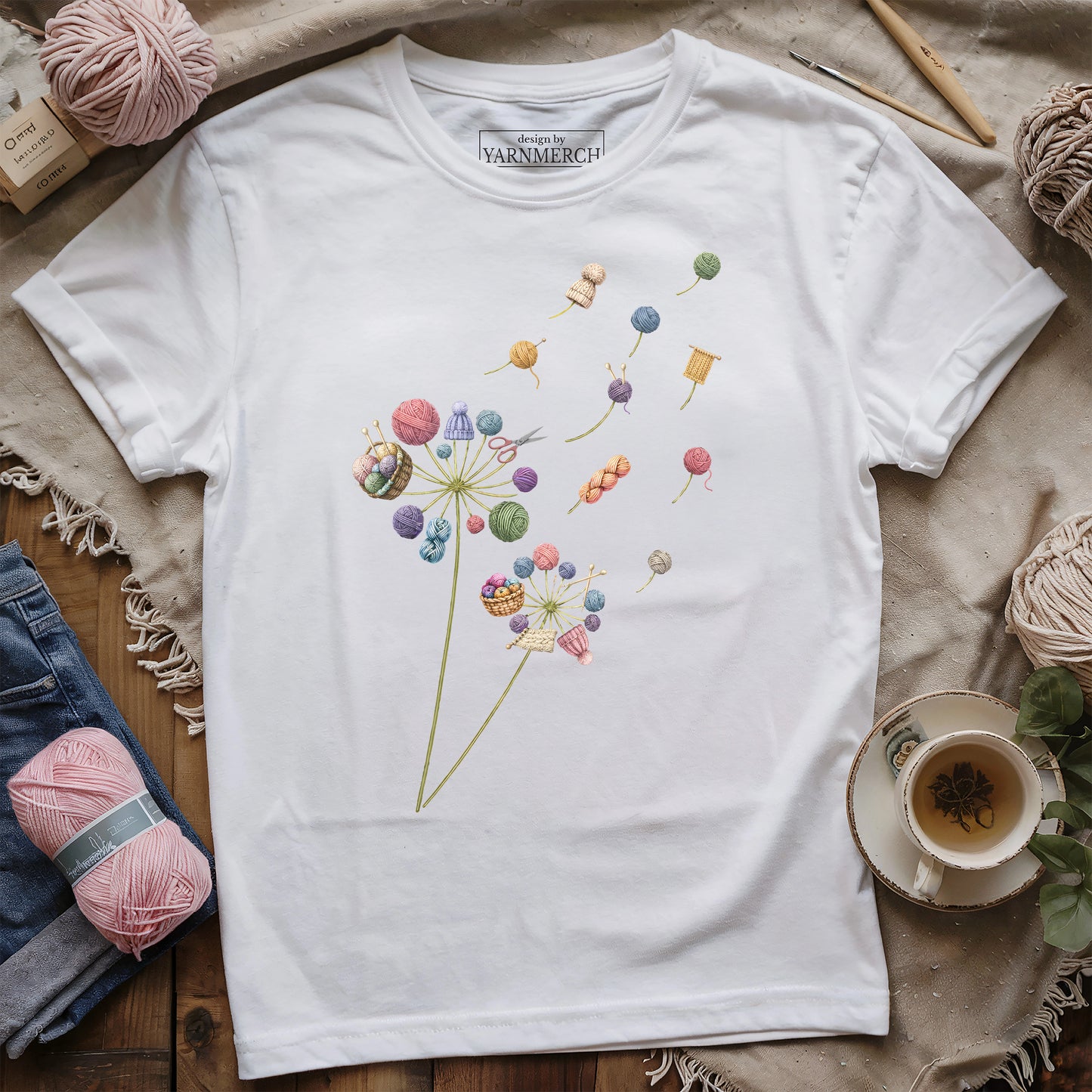 Knitting Away T-shirt