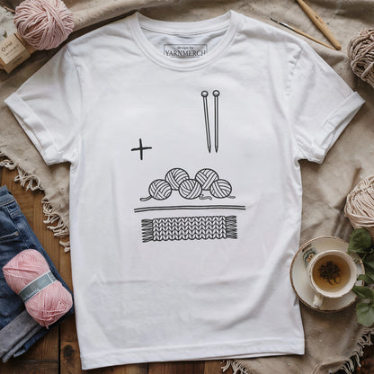 Knitting Is Math T-shirt