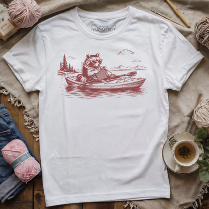 Knitting On A Kayak T-shirt