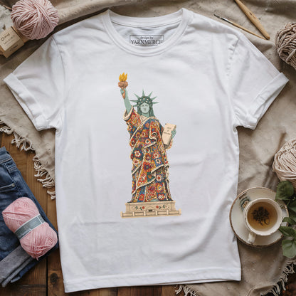 Liberty Covered In Granny Squares T-shirt
