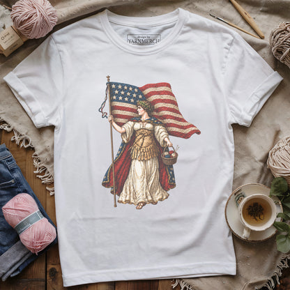 Miss Columbia Knit For USA T-shirt