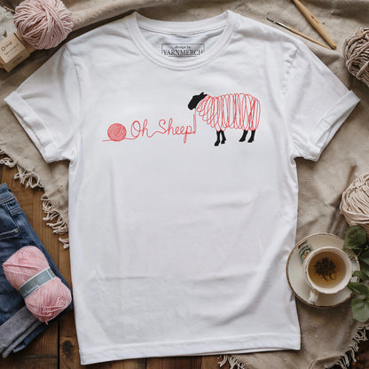 Oh Sheep! Red T-shirt