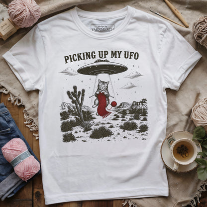 Picking Up My UFO T-shirt