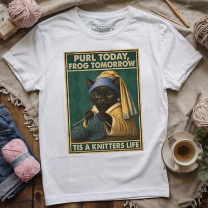 Purl Today, Frog Tomorrow T-shirt