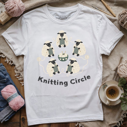 Sheep Knitting Circle T-shirt