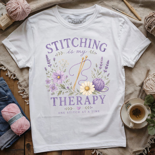 Stitching Is My Therapy T-shirt