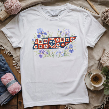 Tennessee In Granny Square T-shirt