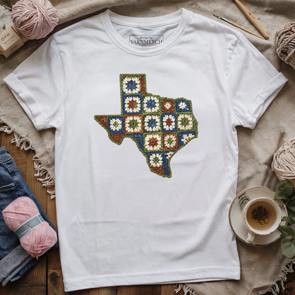Texas Made Of Granny Squares T-shirt