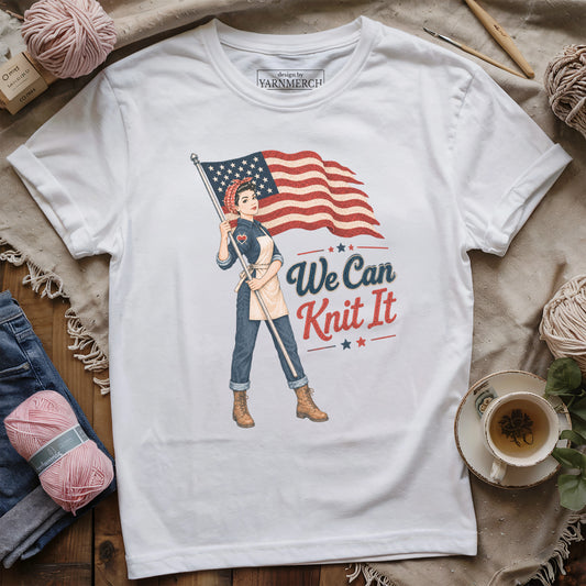 We Knit For Liberty T-shirt