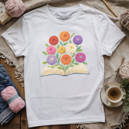 Yarn Flower In Klimt Style T-shirt