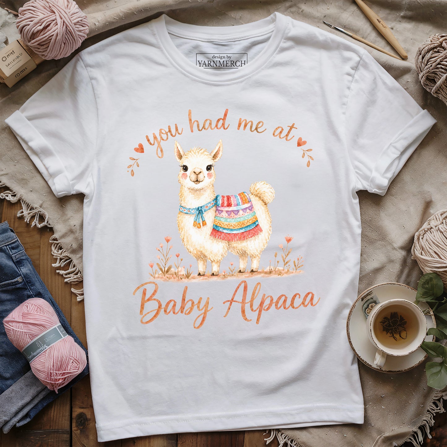 You Had Me At Baby Alpaca T-shirt