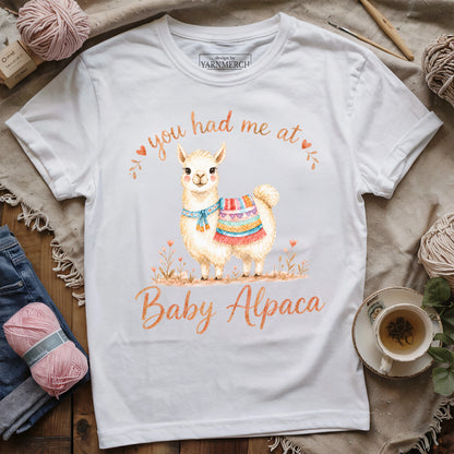 You Had Me At Baby Alpaca T-shirt