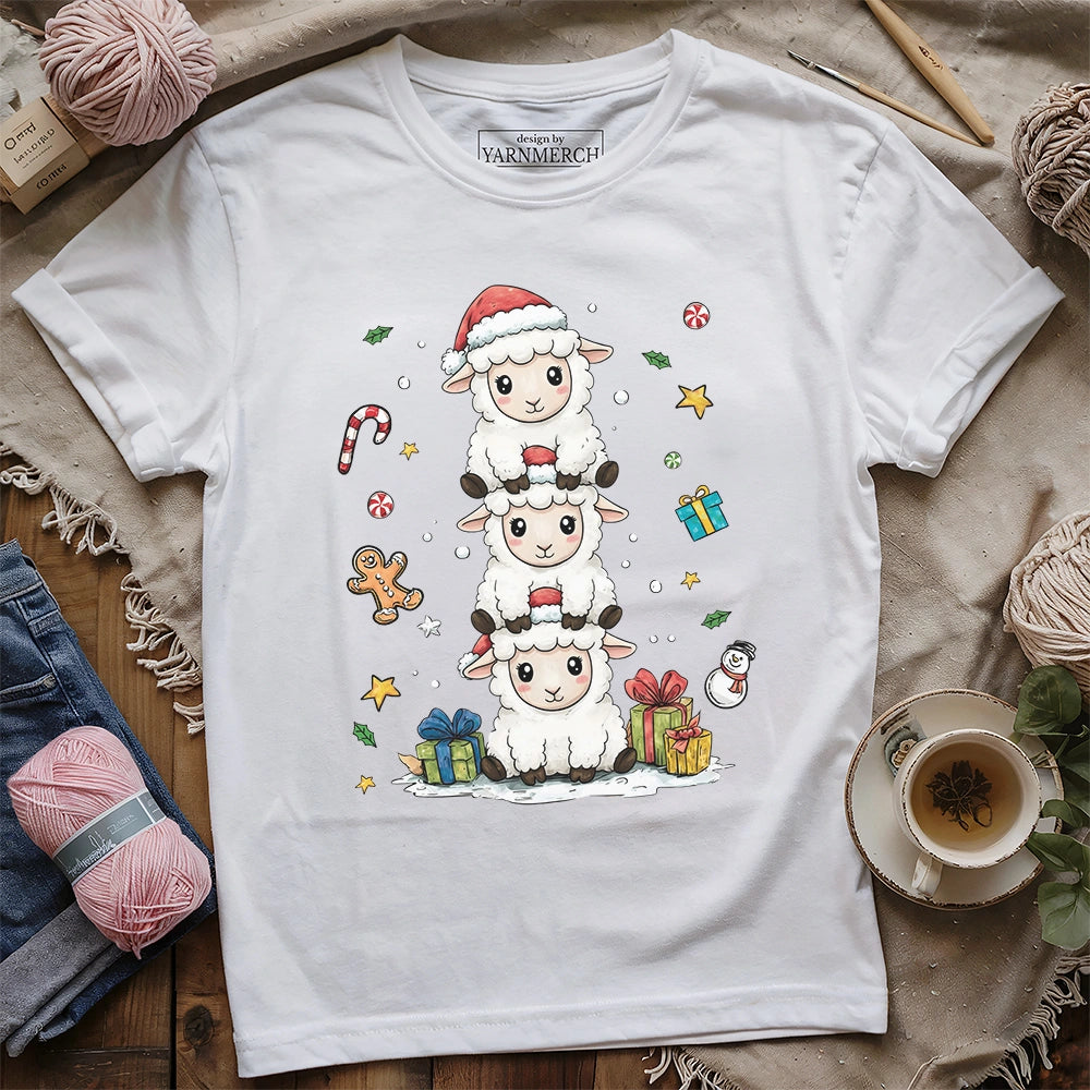 Woolly Christmas Tower T-shirt