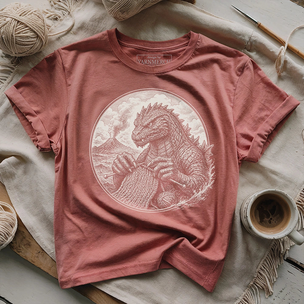 Sea Monster Knitting T-shirt