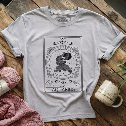Aquarius Yarn Tarot T-shirt