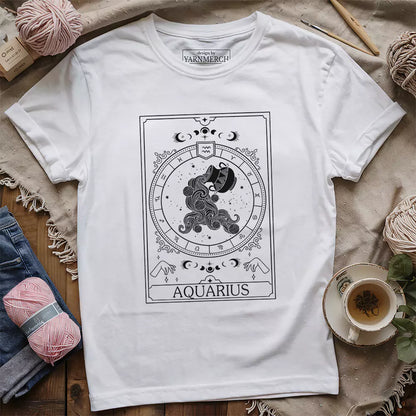 Aquarius Yarn Tarot T-shirt