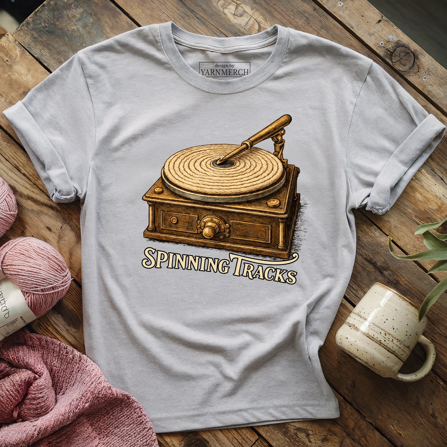 Spinning Tracks T-shirt