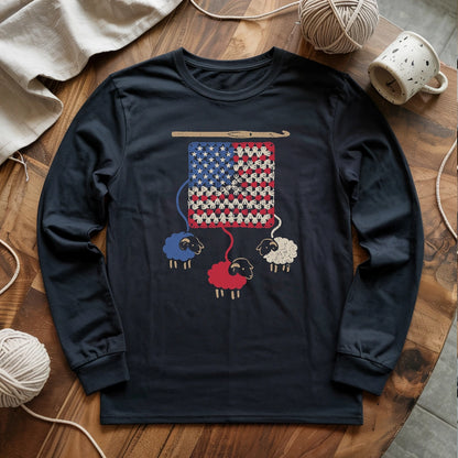 America Granny Flock Long Sleeve T-shirt