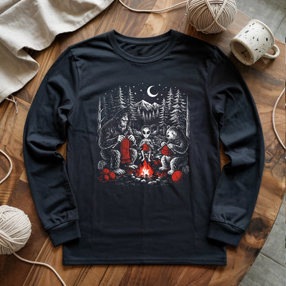 Campfire Vintage Knitting Long Sleeve T-shirt