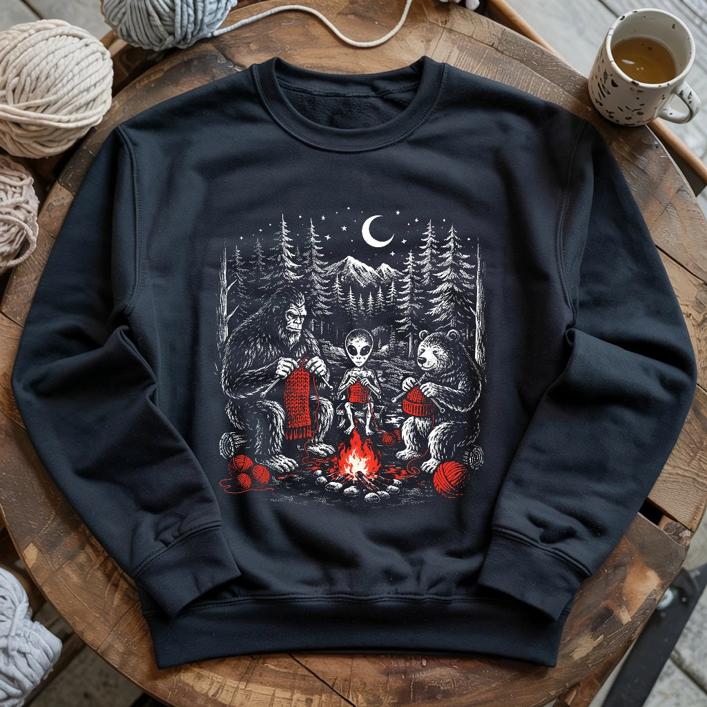 Campfire Vintage Knitting Sweatshirt