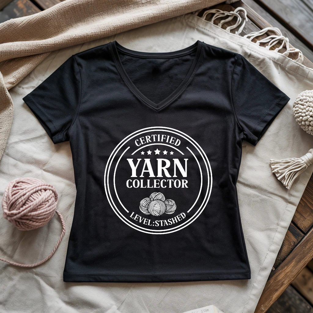 Certified Yarn Collector Lady V-neck
