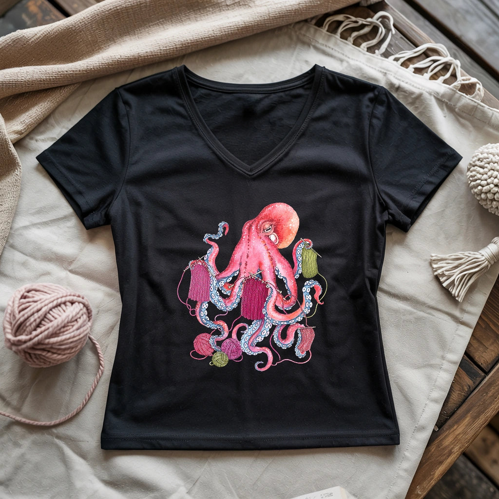 Color Craftopus Lady V-neck