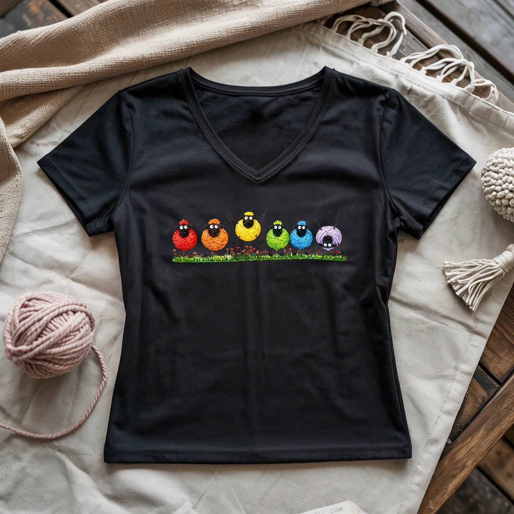 Color Wools Lady V-neck
