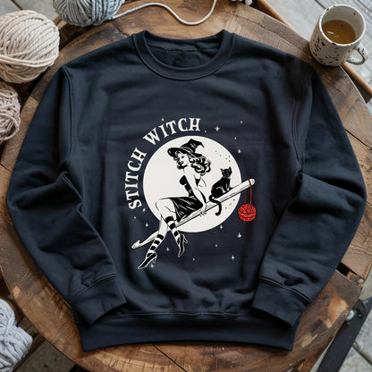 Crochet Stitch Witch Sweatshirt