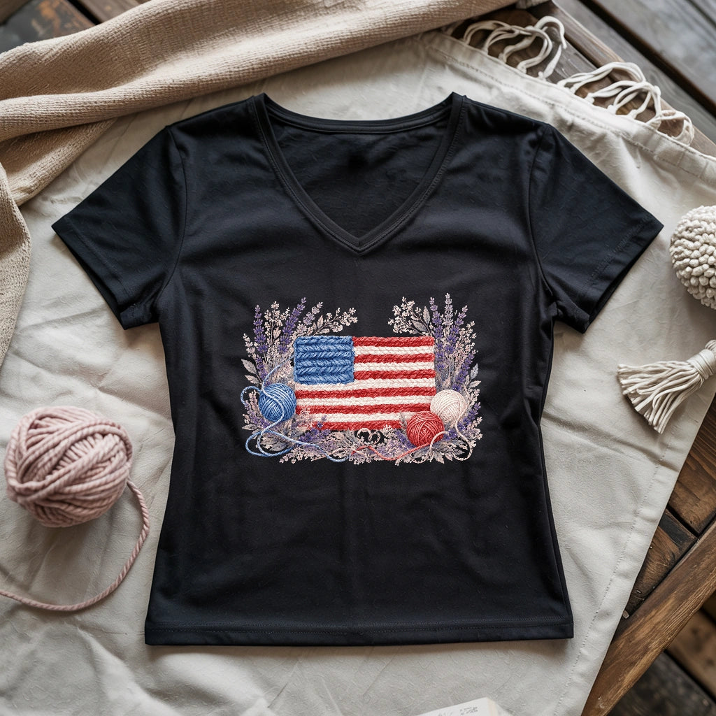 Floral Liberty Lady V-neck