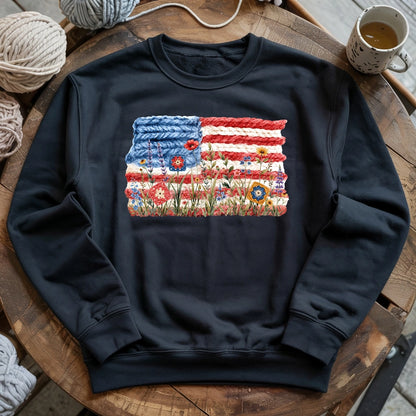Flowers, Stripes & Skeins Sweatshirt