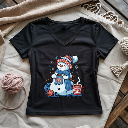 Frost and Knit Lady V-neck