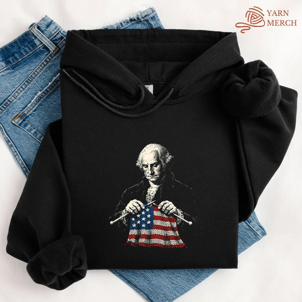George Knitting America Hoodie