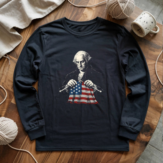 George Knitting America Long Sleeve T-shirt