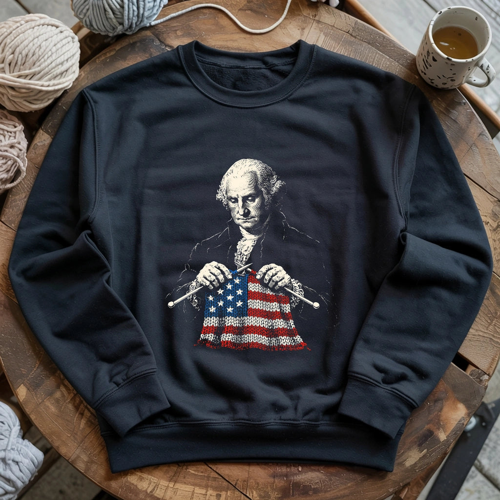 George Knitting America Sweatshirt