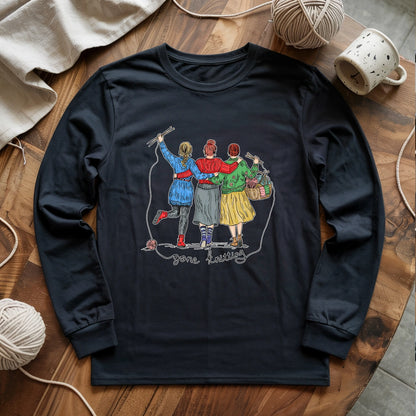 Girls Gone Knitting Long Sleeve T-shirt