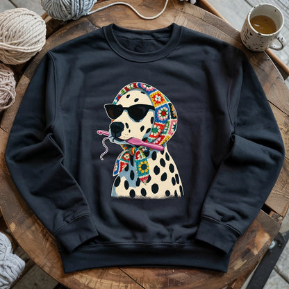 Granny Square Dalmatian Sweatshirt